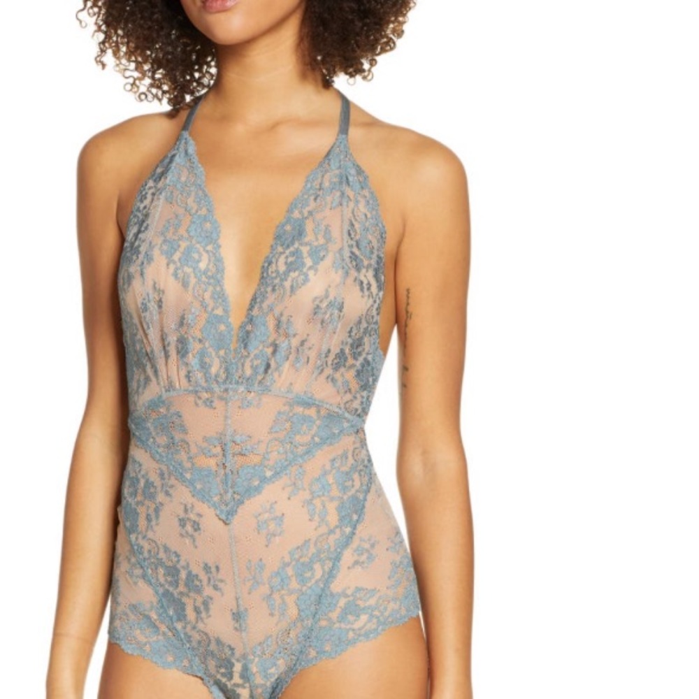 NWT Free People Too Cute to Handle Bodysuit, S